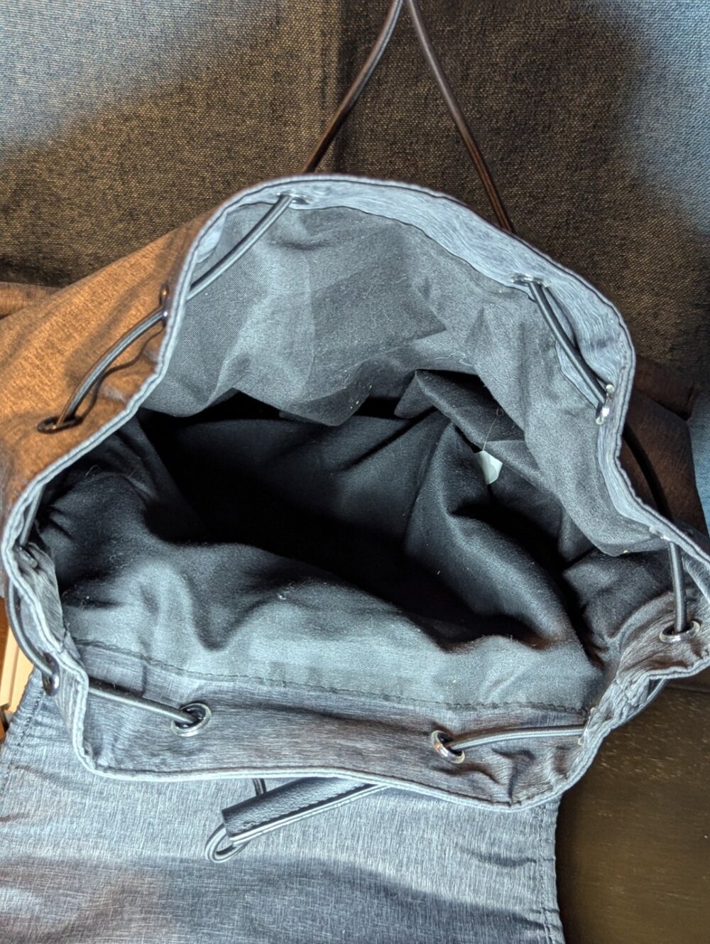 CALIA by Carrie Underwood Backpack Rucksack | Heather Grey Gym Bag | Drawstring - Picture 8 of 16